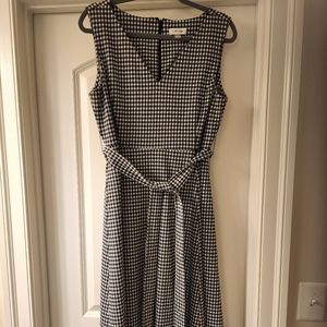 CALVIN KLEIN - Black and white dress, Size 14